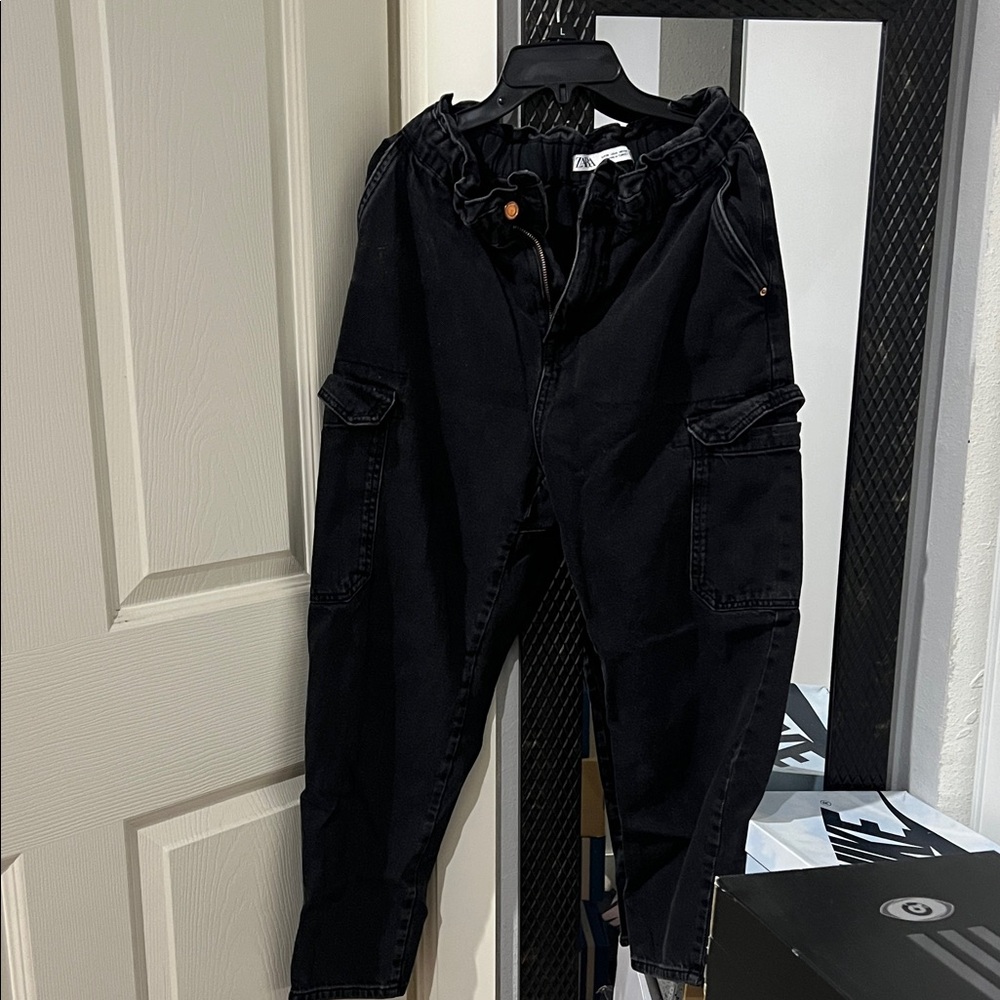 Women’s Black Cargo Pants